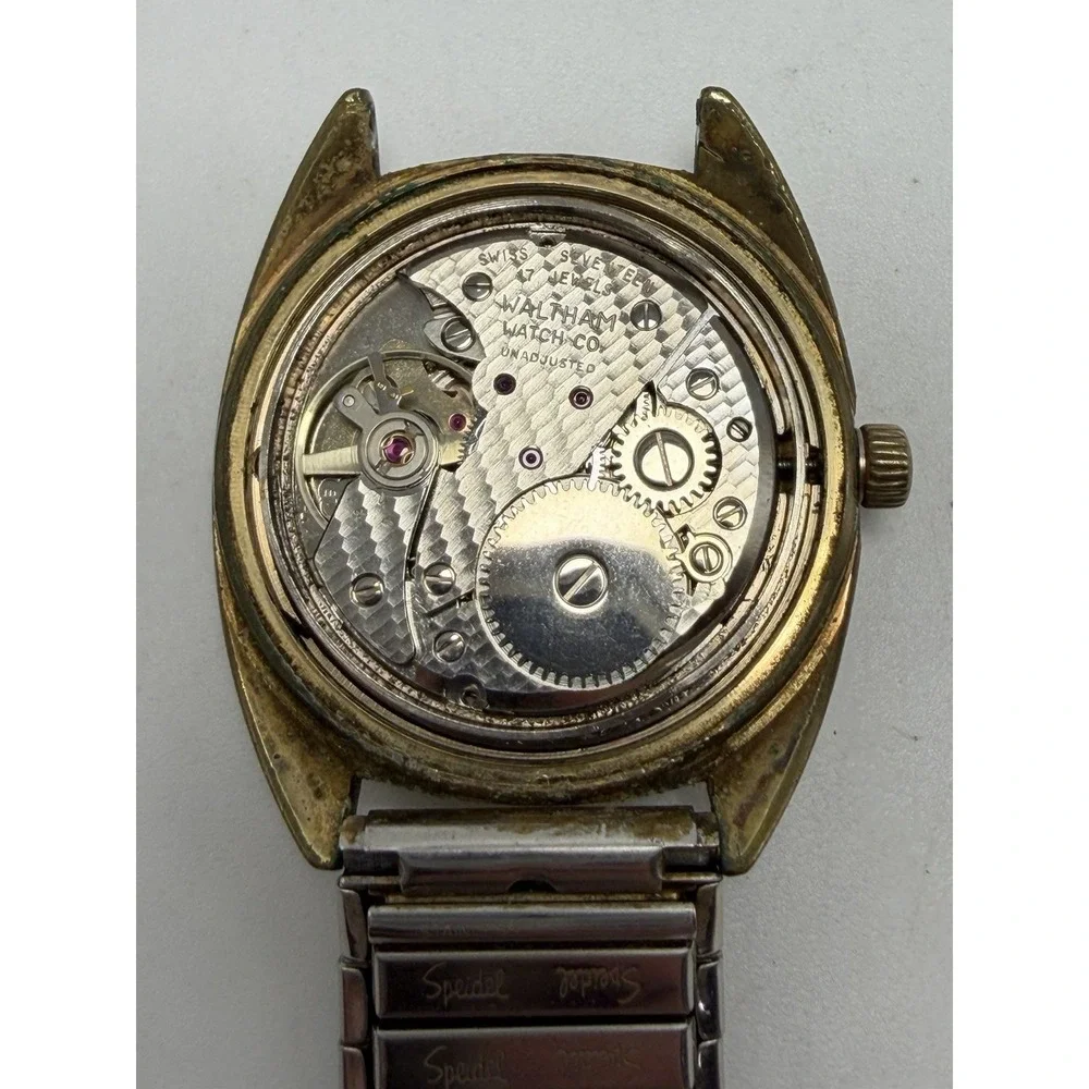 Waltham Bad Time Mens Manual Wind Watch 34MM 7